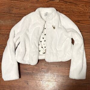 Disney Minnie Mouse Holiday Faux Fur Jacket